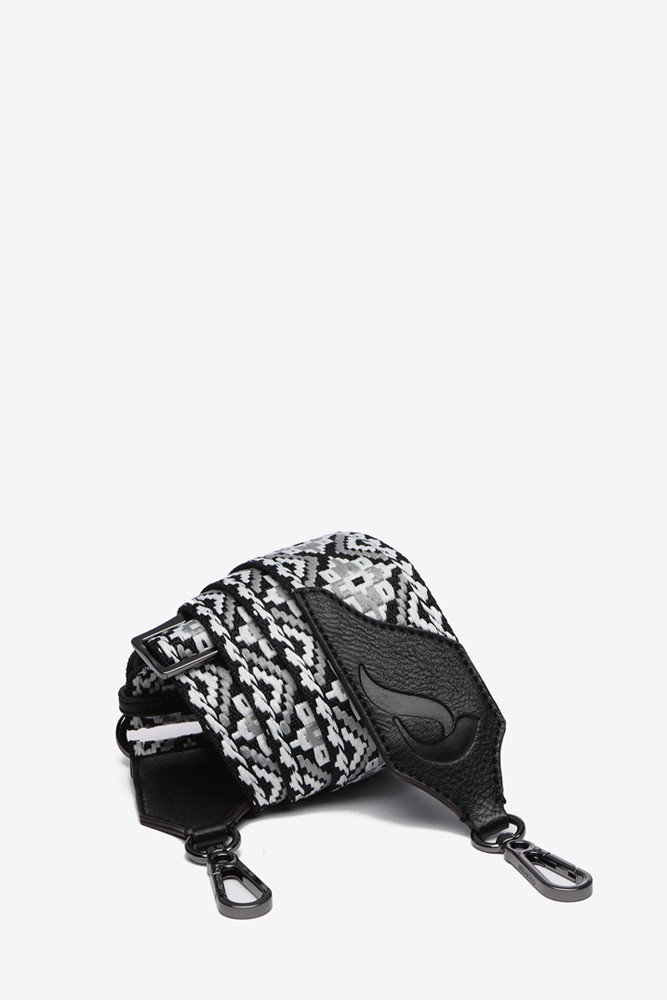 Abbacino Asa Bandolera De Quita Y Pon Bordada En Gris