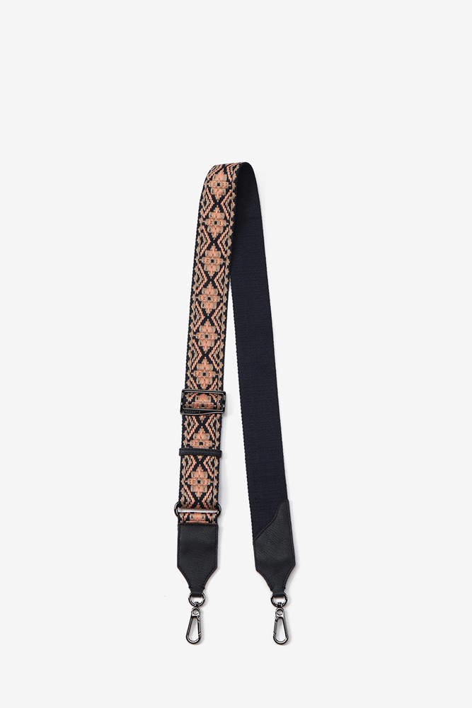 Abbacino Asa bandolera de quita y pon bordada en naranja