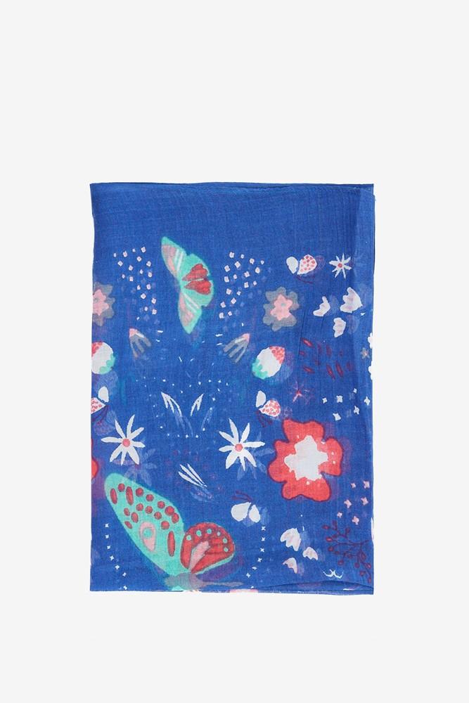Abbacino Bandana De Mujer Con Estampado Boho En Azul