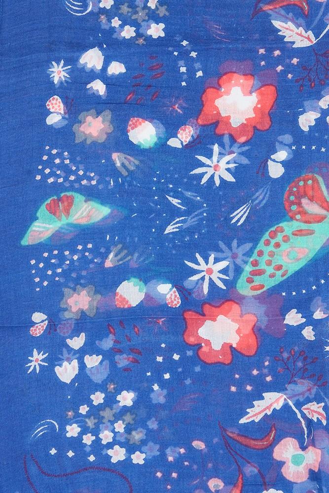 Abbacino Bandana De Mujer Con Estampado Boho En Azul
