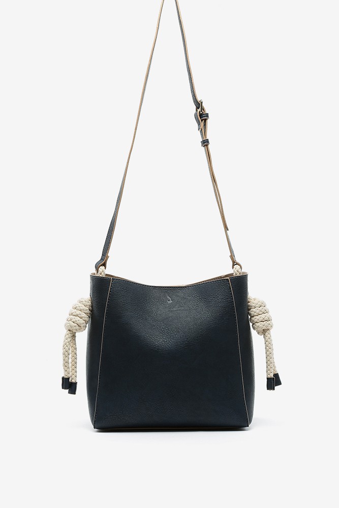 Abbacino Bandolera De Mujer Con Asa Anudada En Azul