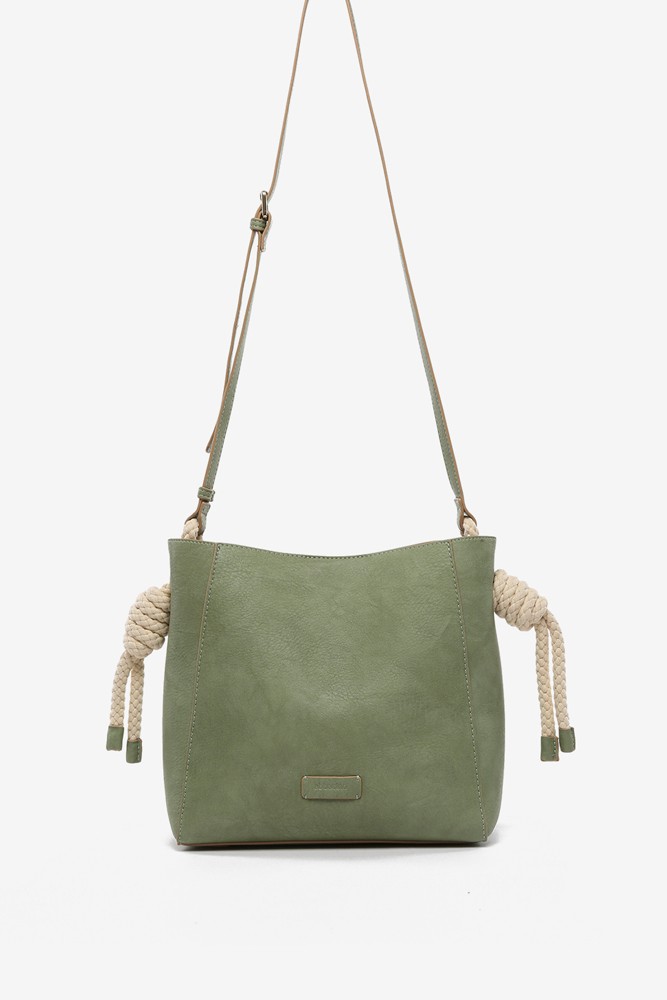 Abbacino Bandolera De Mujer Con Asa Anudada En Verde