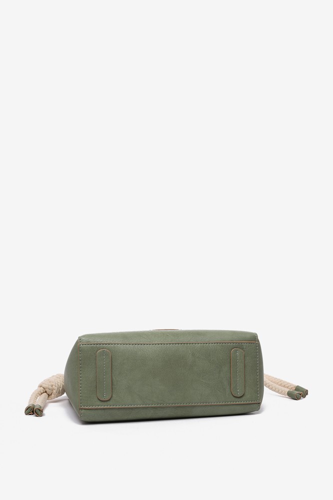 Abbacino Bandolera De Mujer Con Asa Anudada En Verde