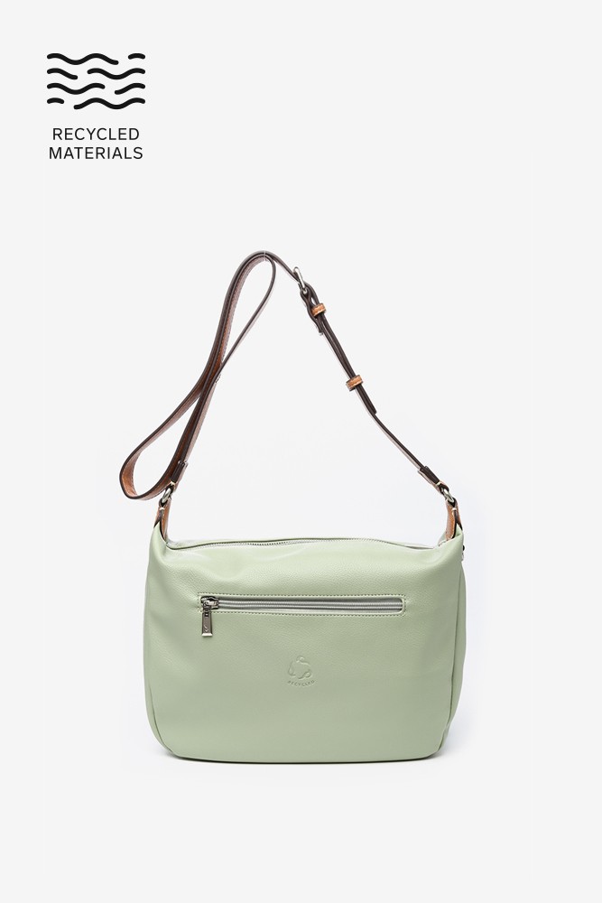 Abbacino Bandolera De Mujer En Materiales Reciclados Verde