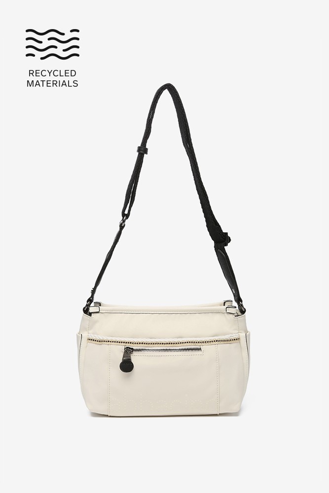 Abbacino Bandolera De Mujer En Tejidos Reciclados Beige