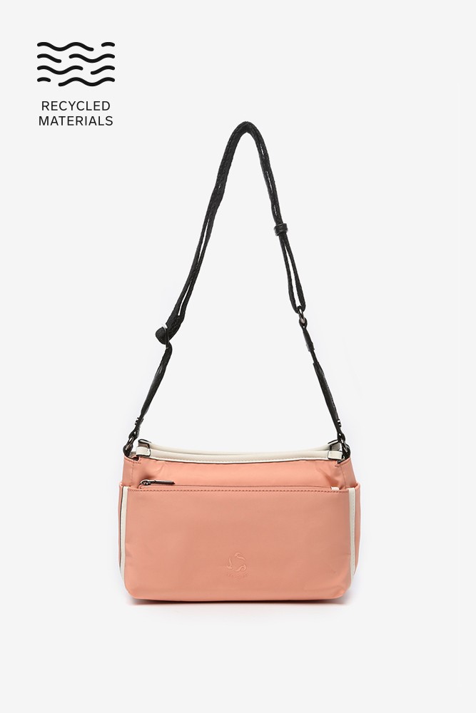 Abbacino Bandolera De Mujer En Tejidos Reciclados Coral