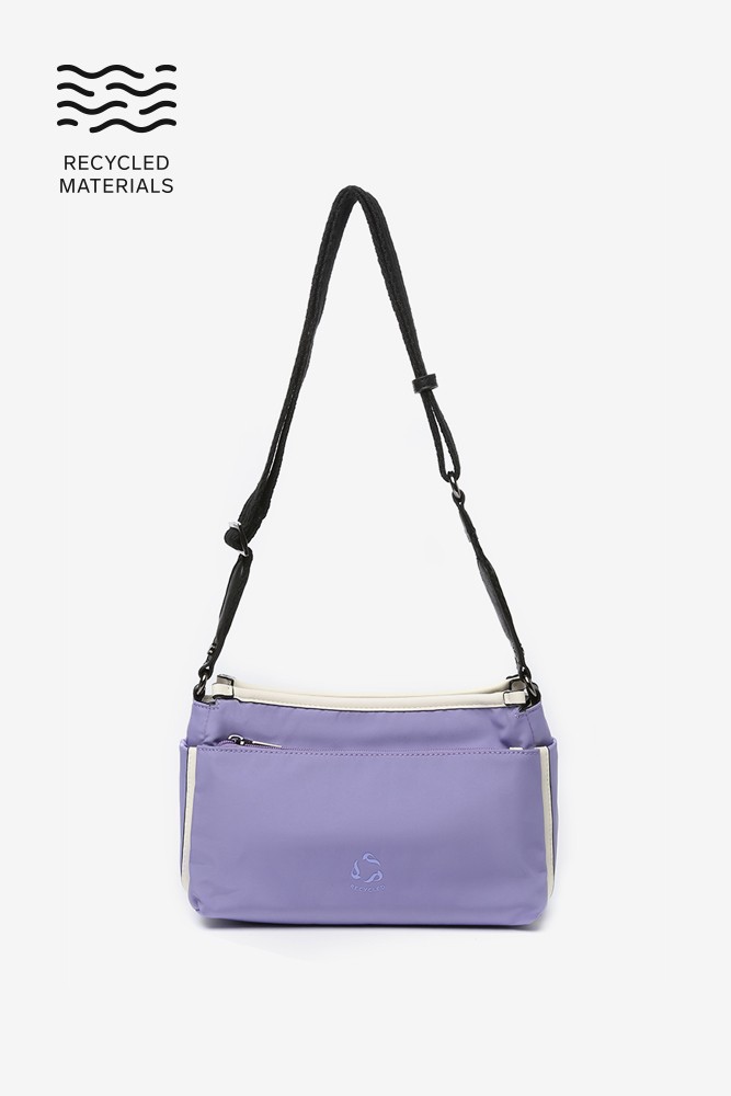 Abbacino Bandolera De Mujer En Tejidos Reciclados Lavanda