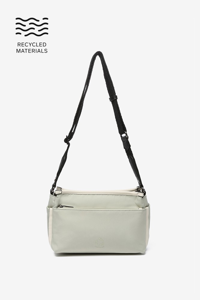 Abbacino Bandolera De Mujer En Tejidos Reciclados Verde