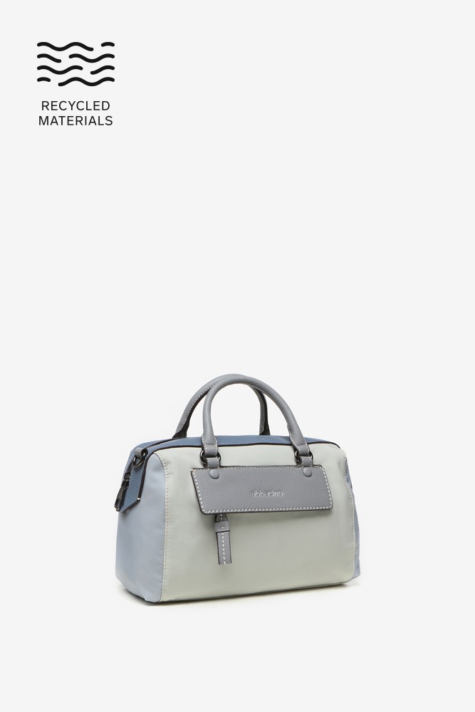 Abbacino Bandolera de mujer en tejidos reciclados verde