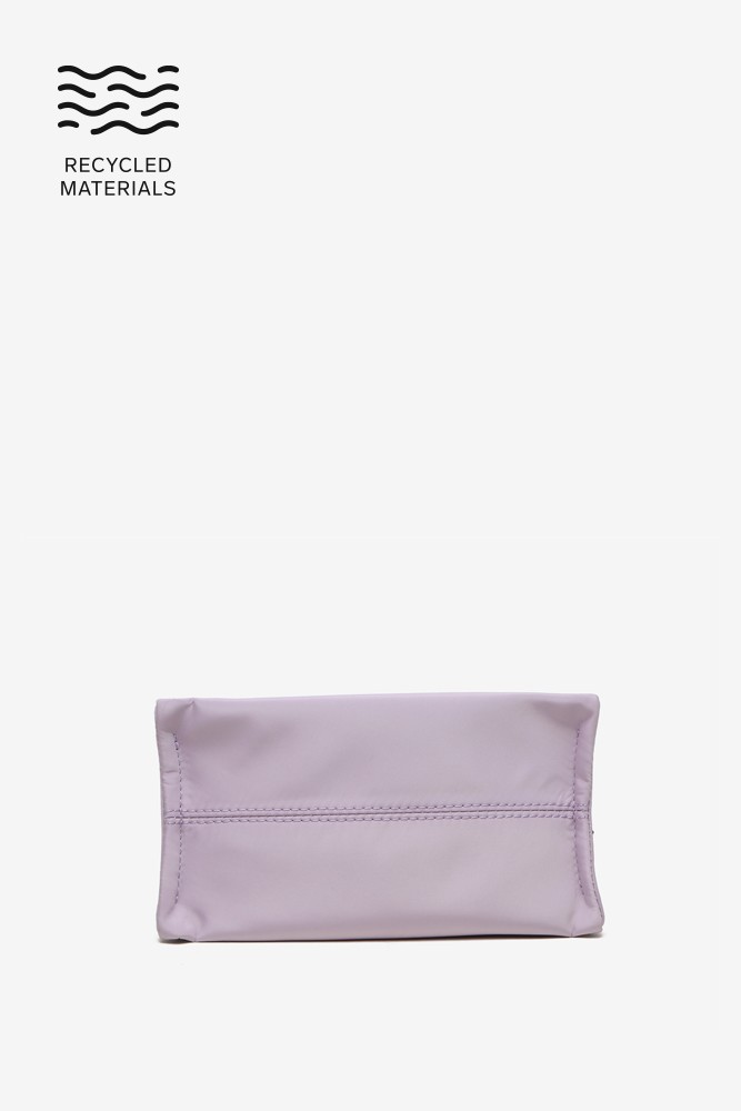 Abbacino Bandolera De Mujer Satinada En Materiales Reciclados Lavanda