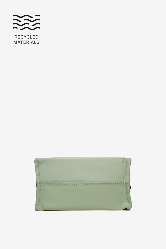 Abbacino Bandolera De Mujer Satinada En Materiales Reciclados Verde