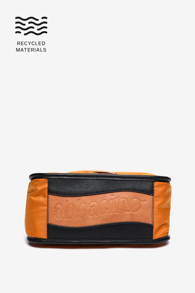 Abbacino Bandolera En Materiales Reciclados Y Acolchados ámbar