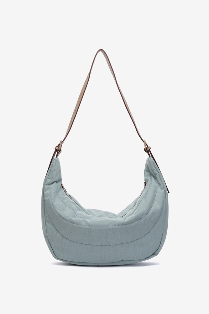 Abbacino Bandolera En Materiales Reciclados Y Acolchados Azul