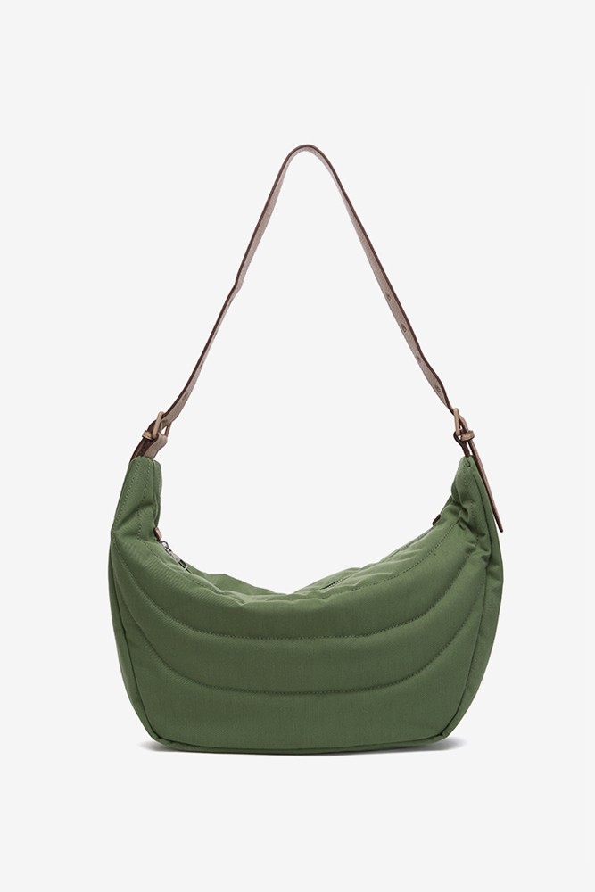 Abbacino Bandolera En Materiales Reciclados Y Acolchados Verde