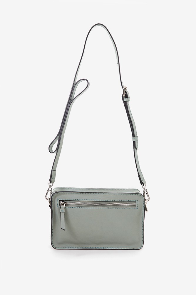 Abbacino Bandolera Mini De Mujer En Piel Troquelada Verde