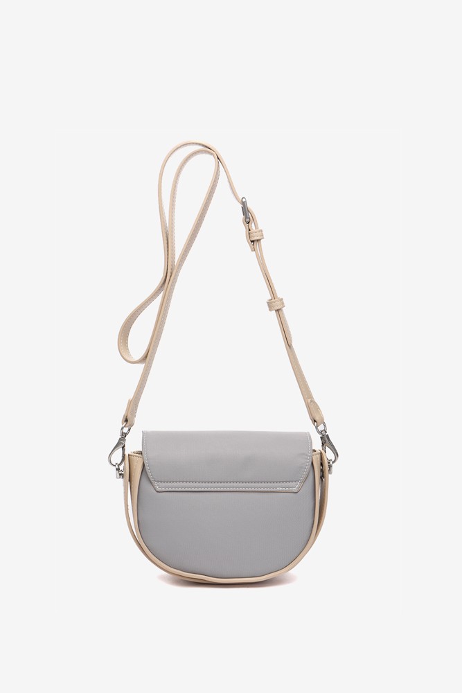 Abbacino Bandolera Pequeña En Materiales Reciclados En Azul