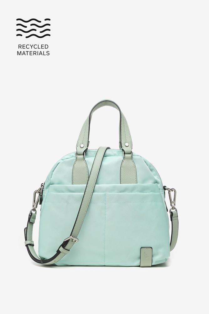 Abbacino Bolso Bowling De Mujer En Materiales Reciclados Verde