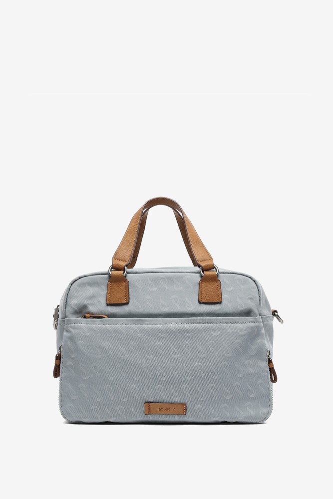 Abbacino Bolso Bowling De Mujer Jacquard En Azul Claro