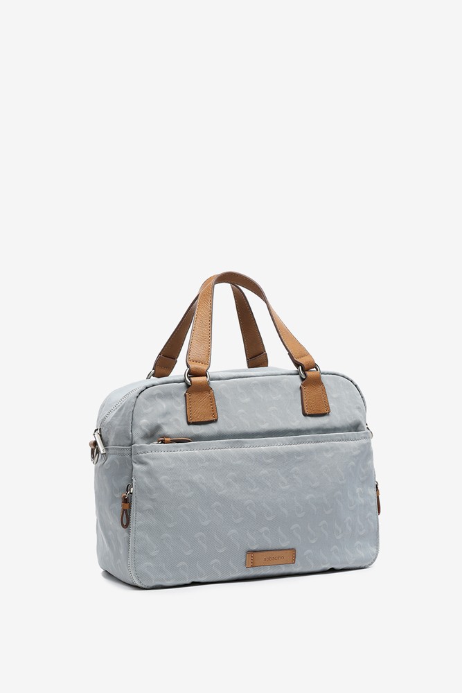 Abbacino Bolso bowling de mujer jacquard en azul claro