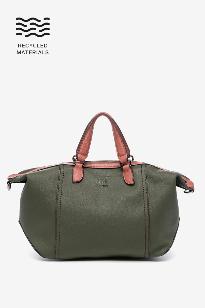 Abbacino Bolso Bowling En Materiales Reciclados Verde