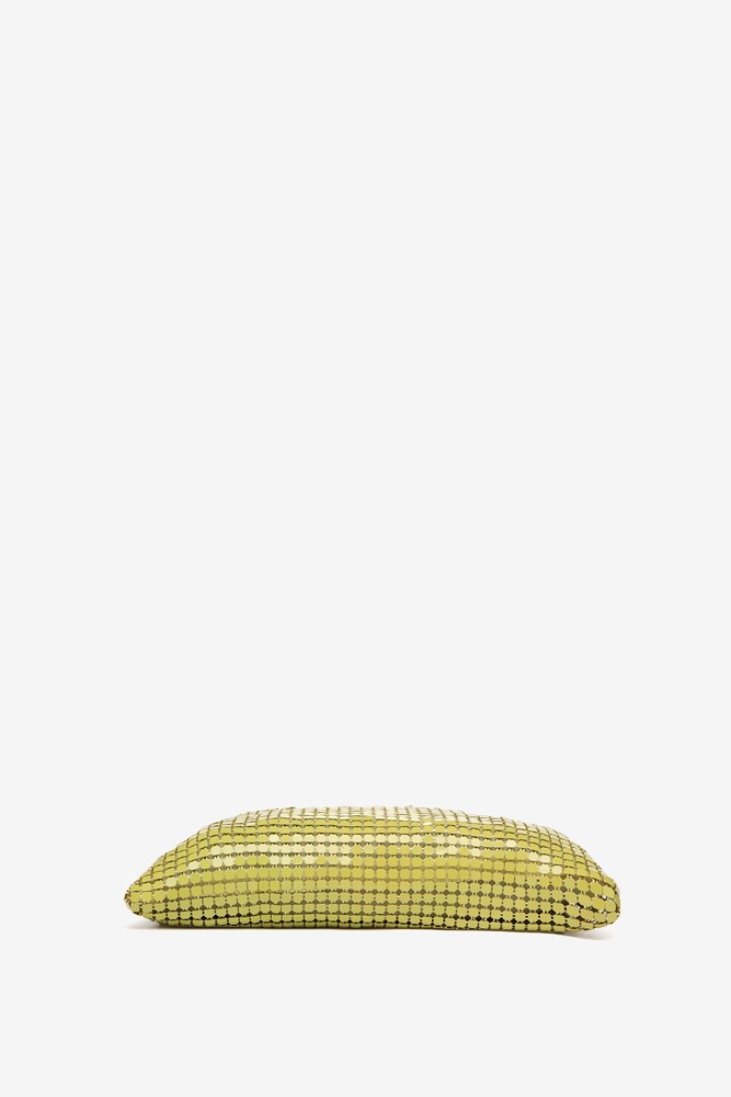 Abbacino Bolso De Hombro De Malla Metálica En Verde