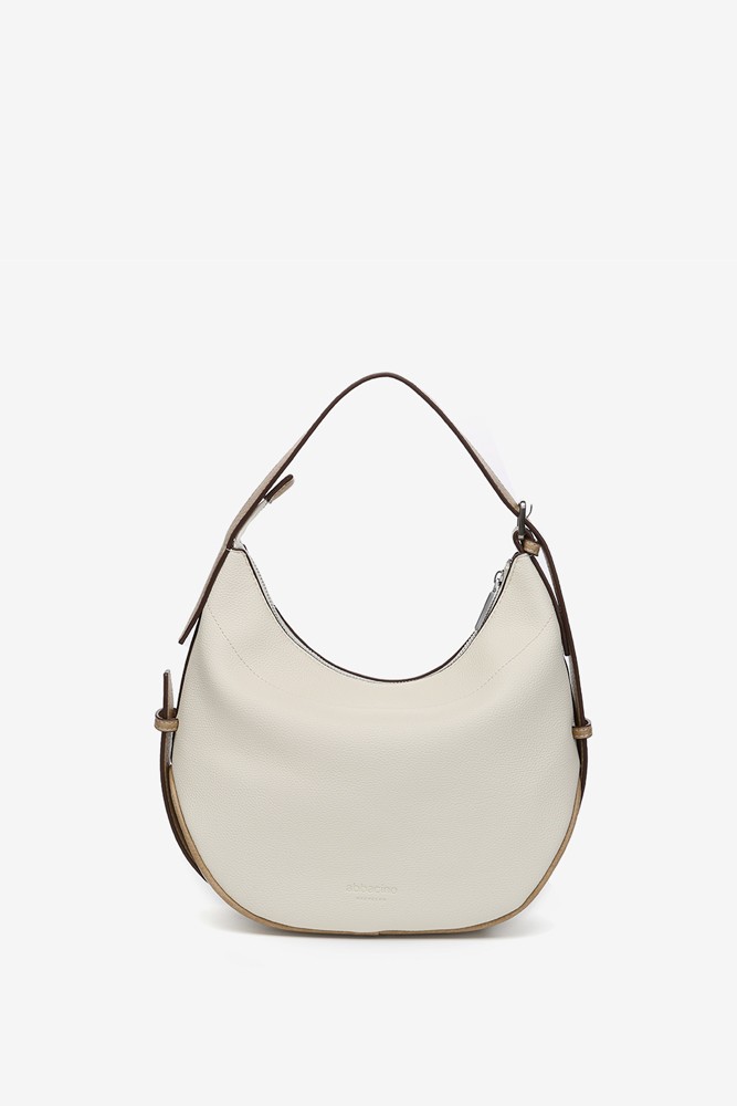 Abbacino Bolso De Hombro En Materiales Reciclados Beige