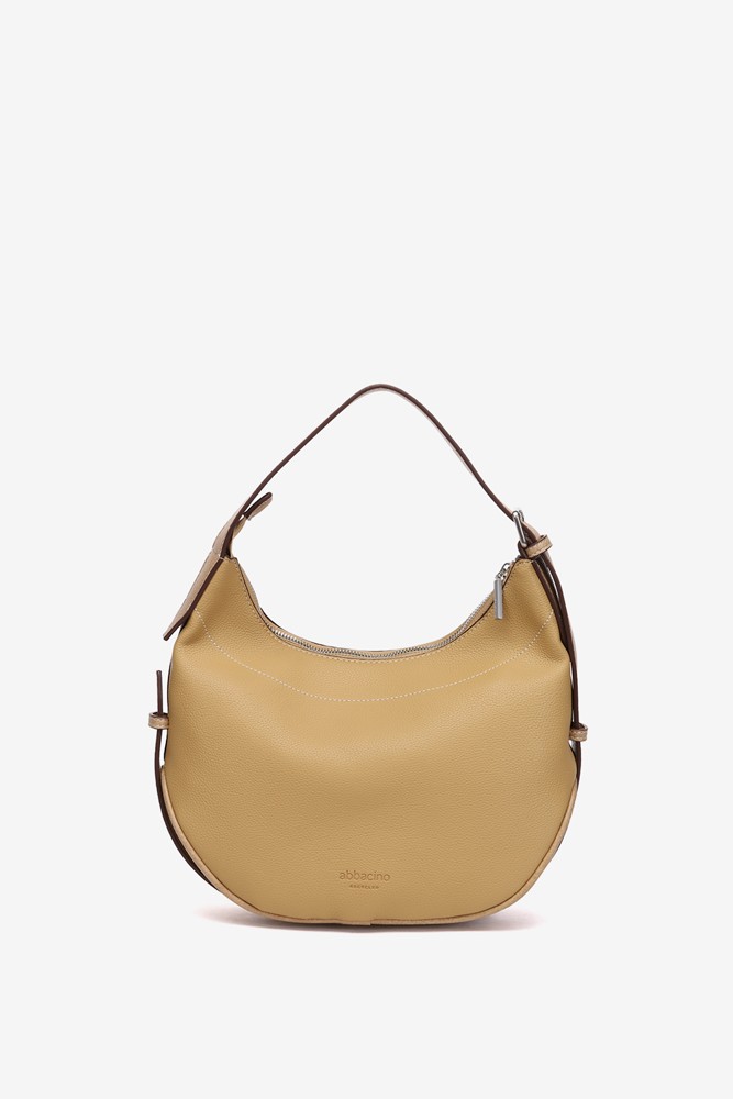 Abbacino Bolso De Hombro En Materiales Reciclados Camel