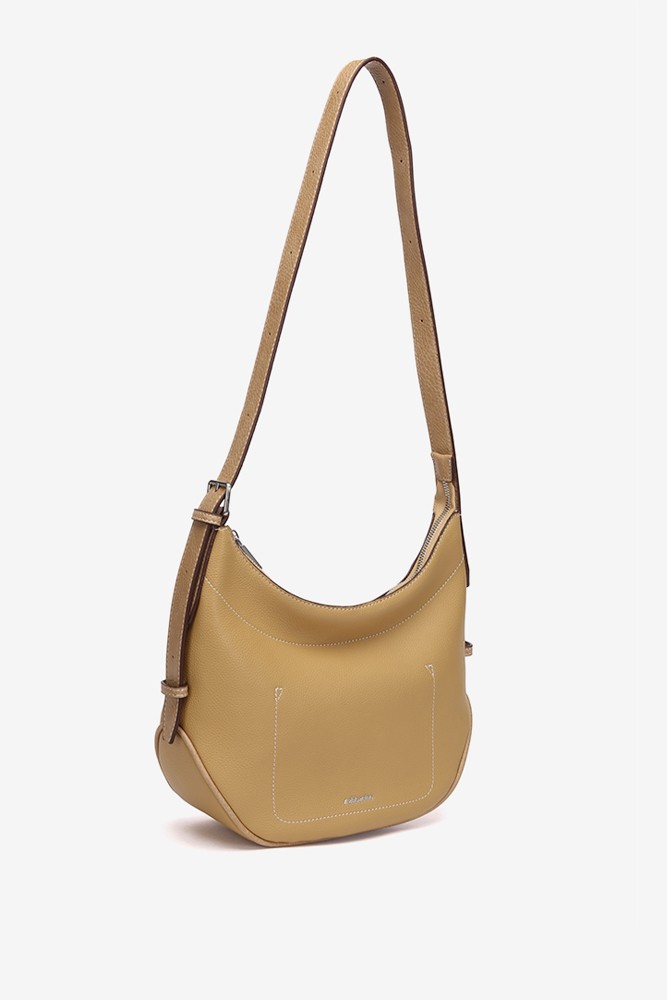 Abbacino Bolso De Hombro En Materiales Reciclados Camel