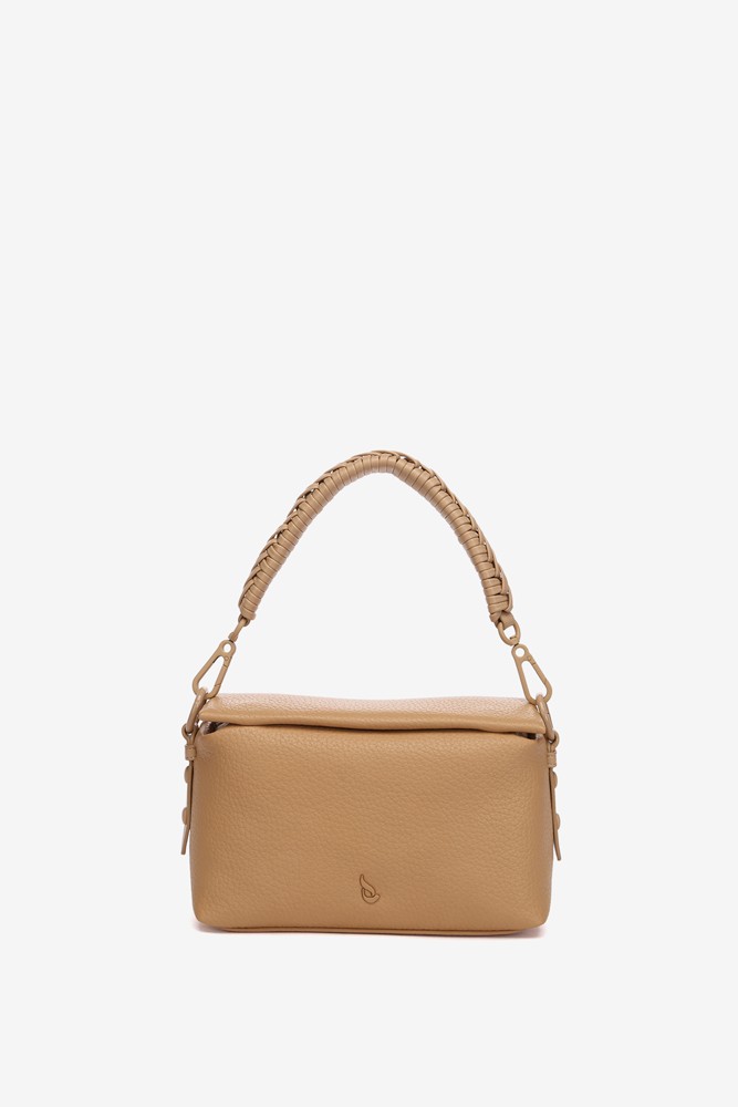 Abbacino Bolso De Hombro En Materiales Reciclados Camel