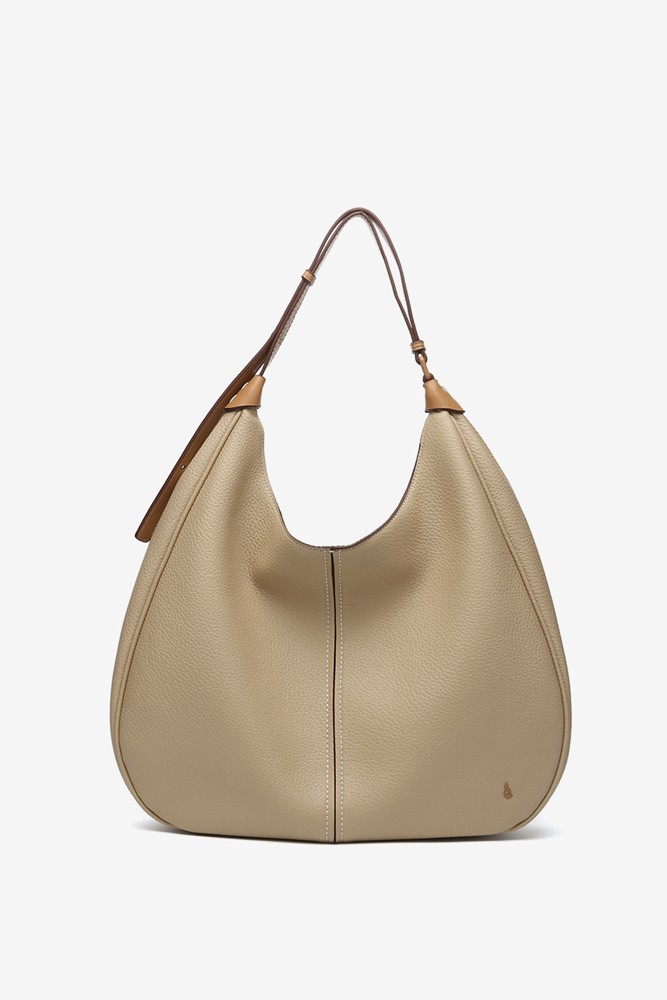 Abbacino Bolso De Hombro En Materiales Reciclados Camel