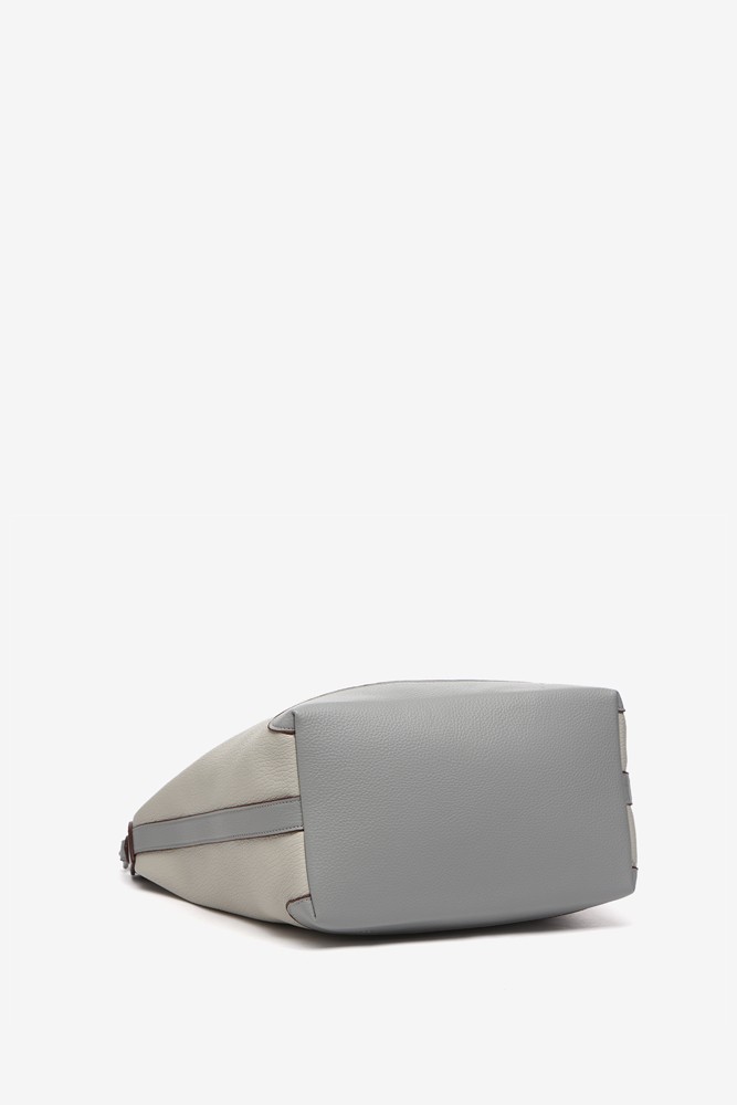 Abbacino Bolso De Hombro En Materiales Reciclados En Gris