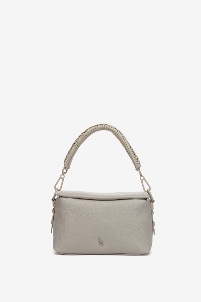 Abbacino Bolso De Hombro En Materiales Reciclados Gris