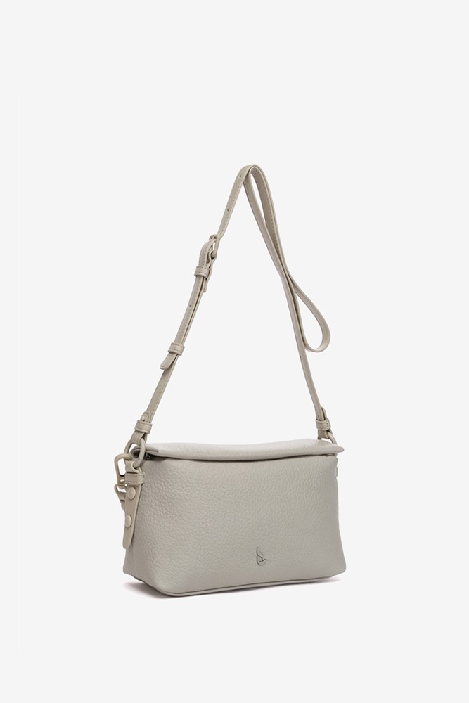 Abbacino Bolso De Hombro En Materiales Reciclados Gris