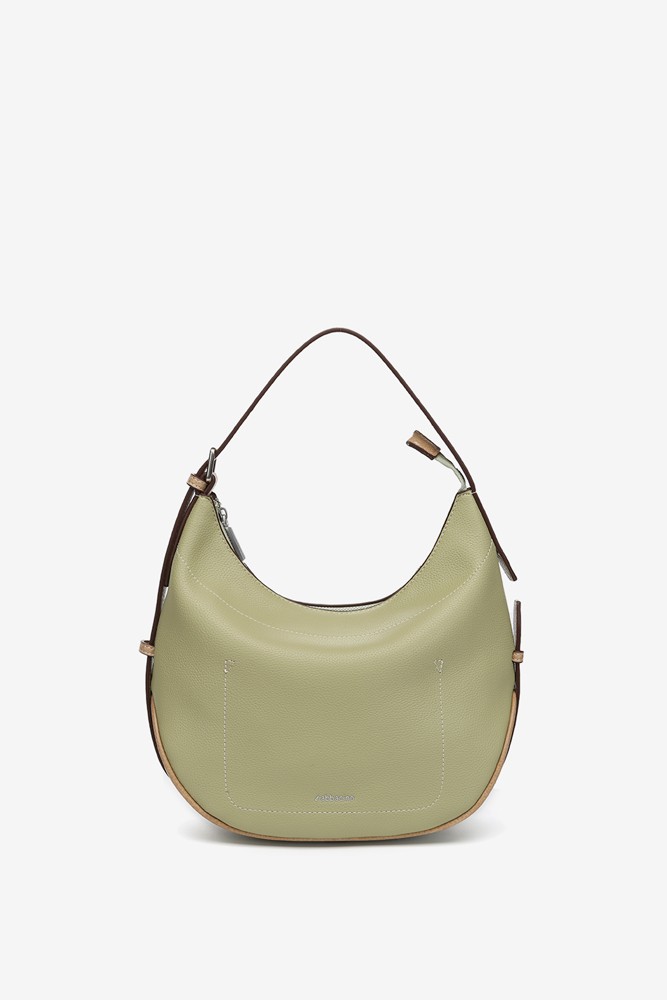 Abbacino Bolso De Hombro En Materiales Reciclados Verde