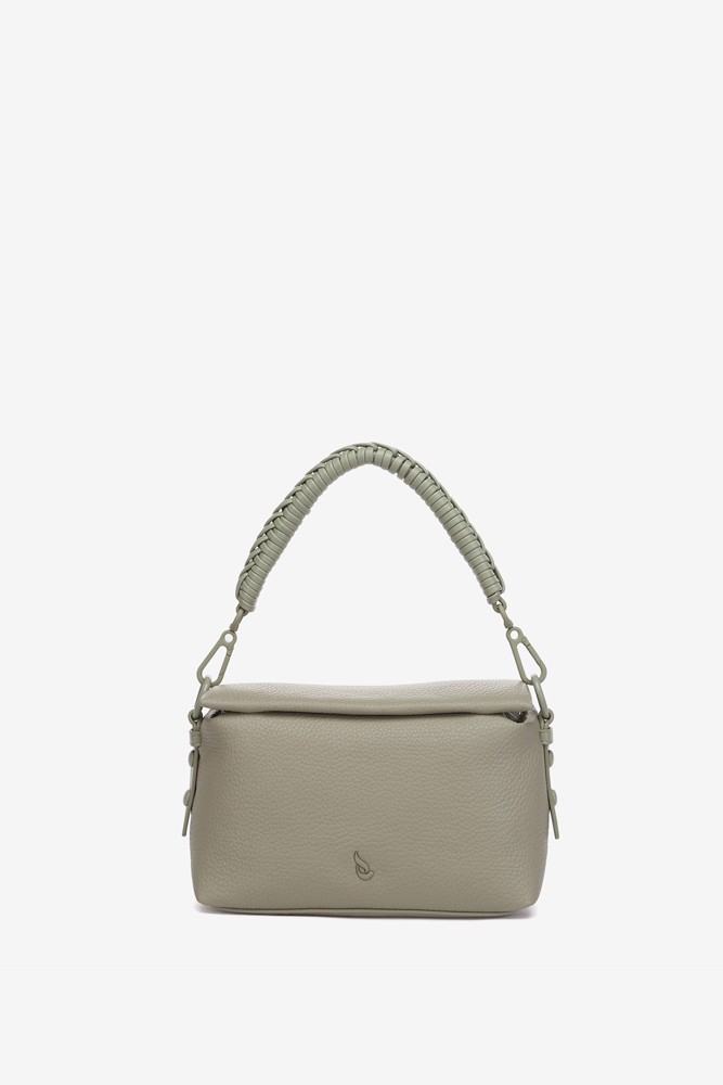 Abbacino Bolso De Hombro En Materiales Reciclados Verde