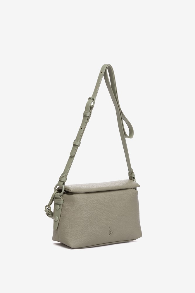 Abbacino Bolso De Hombro En Materiales Reciclados Verde