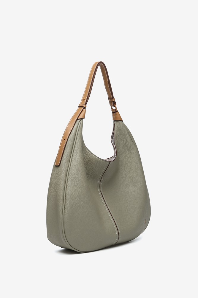 Abbacino Bolso de hombro en materiales reciclados verde