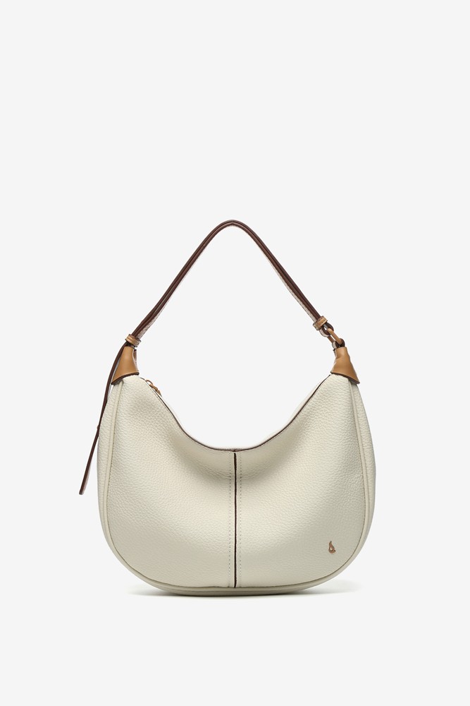 Abbacino Bolso De Hombro Pequeño En Materiales Reciclados Beige