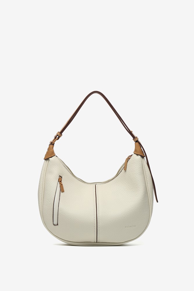 Abbacino Bolso De Hombro Pequeño En Materiales Reciclados Beige