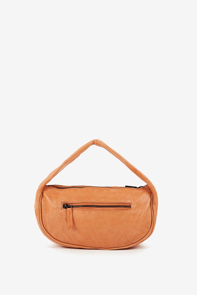 Abbacino Bolso De Mano De Mujer En Piel Troquelada Naranja