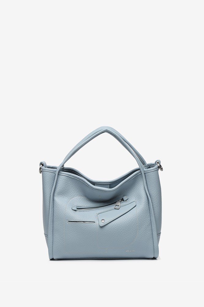 Abbacino Bolso De Mano En Materiales Reciclados Azul