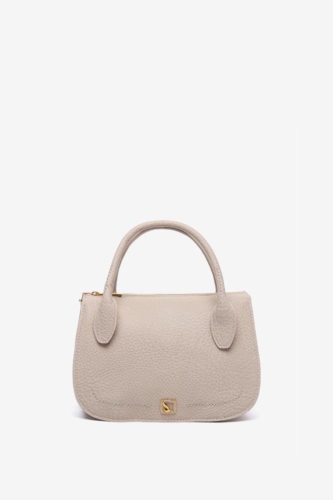 Abbacino Bolso De Mano En Materiales Reciclados Beige