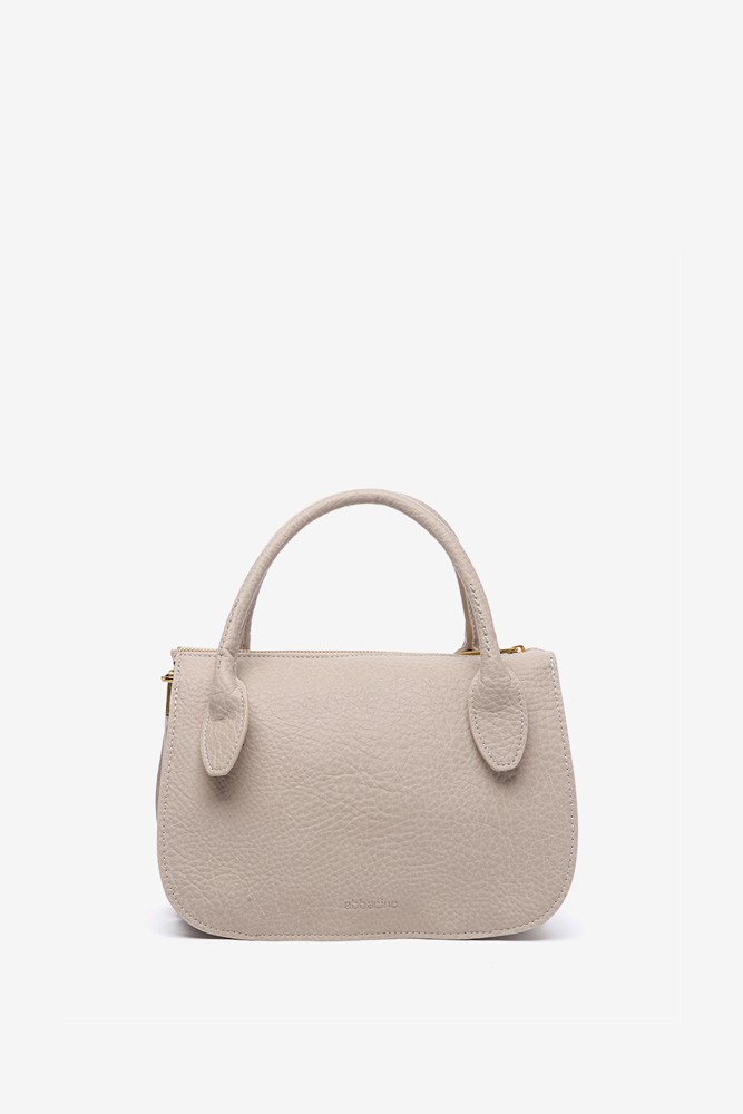 Abbacino Bolso De Mano En Materiales Reciclados Beige