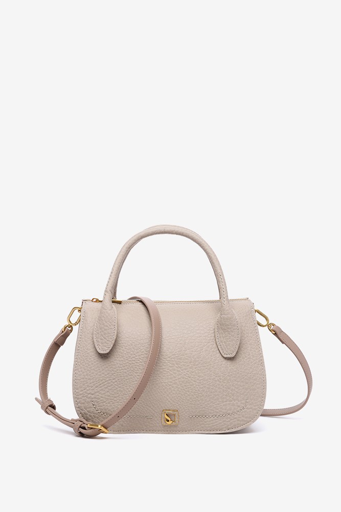 Abbacino Bolso De Mano En Materiales Reciclados Beige