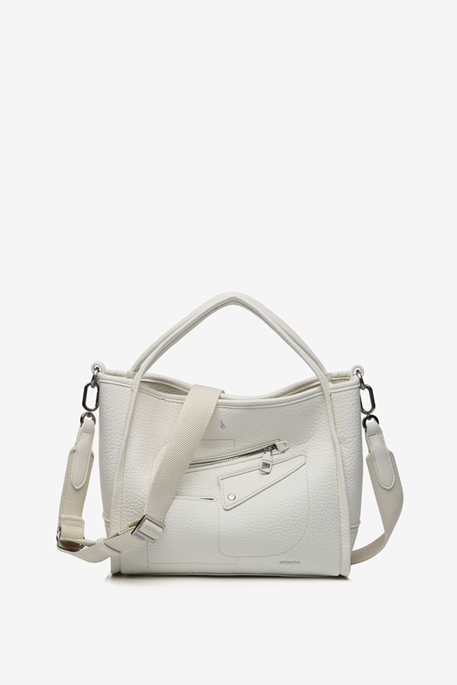 Abbacino Bolso De Mano En Materiales Reciclados Beige