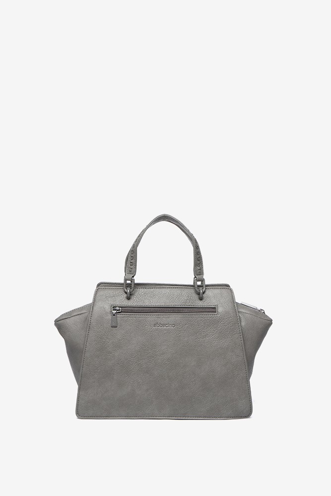 Abbacino Bolso De Mano En Materiales Reciclados Gris
