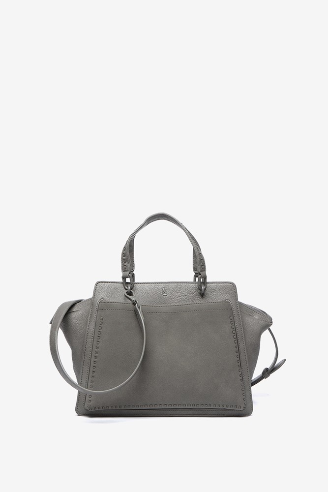 Abbacino Bolso De Mano En Materiales Reciclados Gris