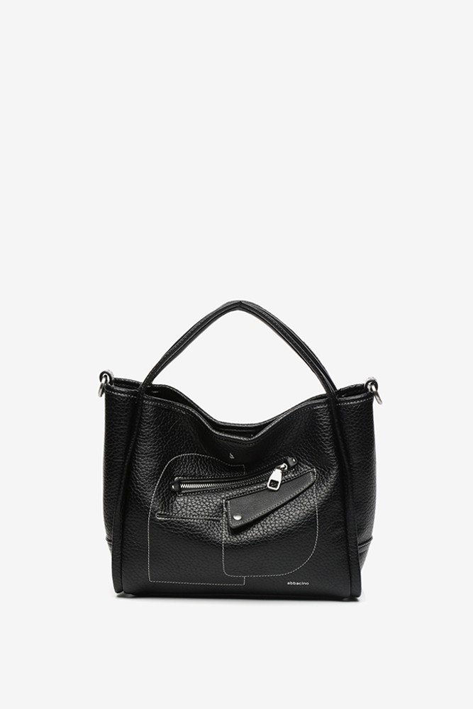 Abbacino Bolso De Mano En Materiales Reciclados Negra