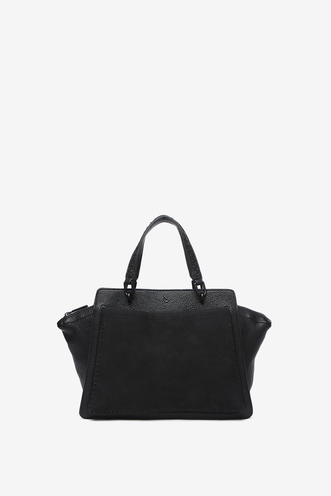 Abbacino Bolso De Mano En Materiales Reciclados Negro