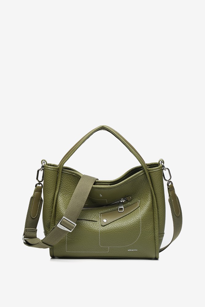 Abbacino Bolso De Mano En Materiales Reciclados Verde